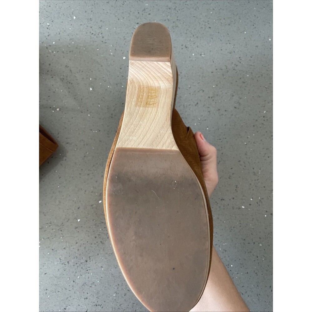 Madewell The Ruby Clog In Suede Rustic Twig Brown… - image 5